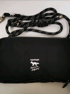 Pre-owned Topologie Sports Crossbody Bag Black Outdoor Phone Shoulder Bag